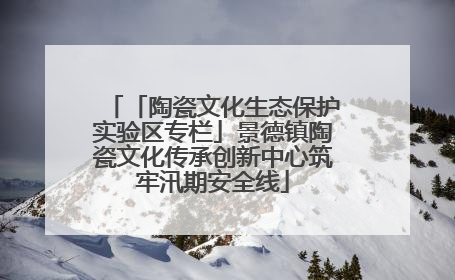 「陶瓷文化生态保护实验区专栏」景德镇陶瓷文化传承创新中心筑牢汛期安全线