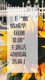 “燃情成华·国潮非遗”主题活动圆满落幕