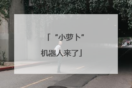 “小萝卜”机器人来了