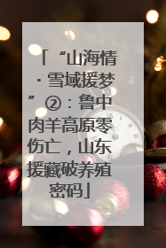“山海情・雪域援梦”②：鲁中肉羊高原零伤亡，山东援藏破养殖密码