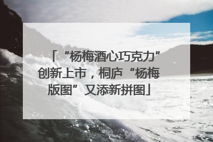 “杨梅酒心巧克力”创新上市，桐庐“杨梅版图”又添新拼图