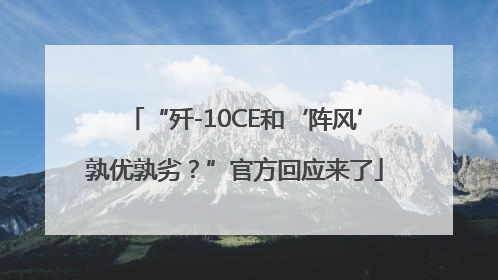 “歼-10CE和‘阵风’孰优孰劣？”官方回应来了