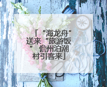 “海龙舟”送来“旅游饭” 儋州泊潮村引客来