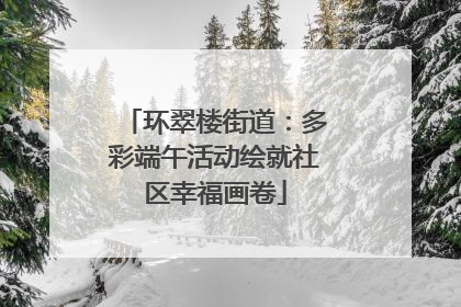 环翠楼街道：多彩端午活动绘就社区幸福画卷