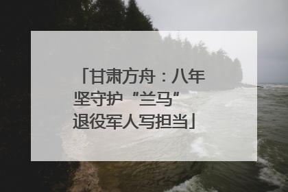 甘肃方舟：八年坚守护“兰马” 退役军人写担当