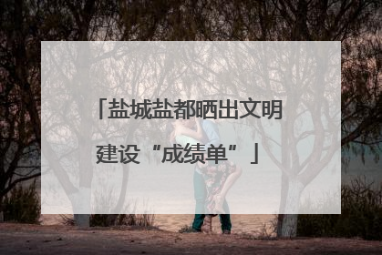 盐城盐都晒出文明建设“成绩单”