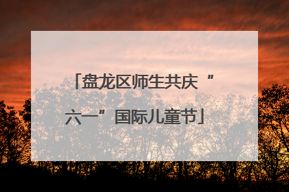 盘龙区师生共庆“六一”国际儿童节