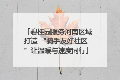 碧桂园服务河南区域打造 “骑手友好社区”让温暖与速度同行
