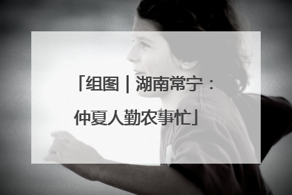 组图｜湖南常宁：仲夏人勤农事忙