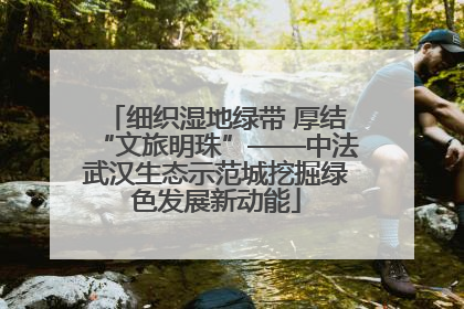 细织湿地绿带 厚结“文旅明珠”——中法武汉生态示范城挖掘绿色发展新动能