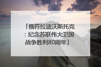 俄符拉迪沃斯托克：纪念苏联伟大卫国战争胜利80周年