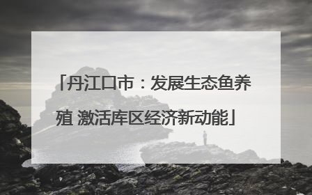 丹江口市：发展生态鱼养殖 激活库区经济新动能