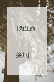 为生命接力
