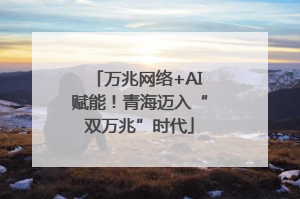 万兆网络+AI赋能！青海迈入“双万兆”时代