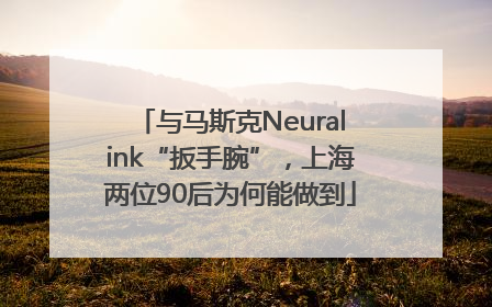 与马斯克Neuralink“扳手腕”，上海两位90后为何能做到