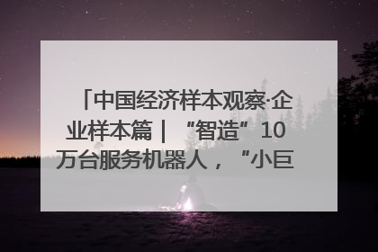 中国经济样本观察·企业样本篇｜“智造”10万台服务机器人，“小巨人”擎朗有大梦想