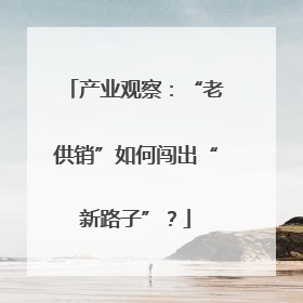 产业观察：“老供销”如何闯出“新路子”？