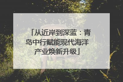 从近岸到深蓝：青岛中行赋能现代海洋产业焕新升级