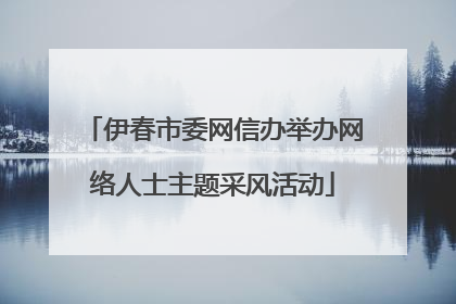伊春市委网信办举办网络人士主题采风活动
