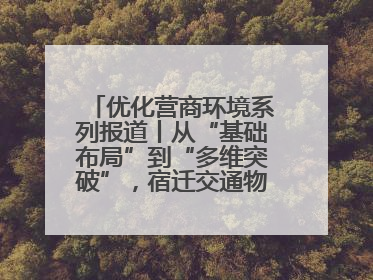 优化营商环境系列报道丨从“基础布局”到“多维突破”，宿迁交通物流绘就转型增效新画卷