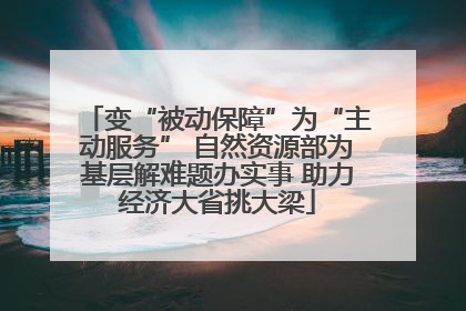变“被动保障”为“主动服务” 自然资源部为基层解难题办实事 助力经济大省挑大梁