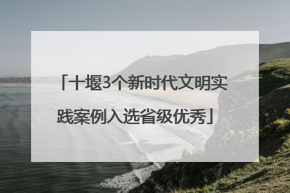 十堰3个新时代文明实践案例入选省级优秀
