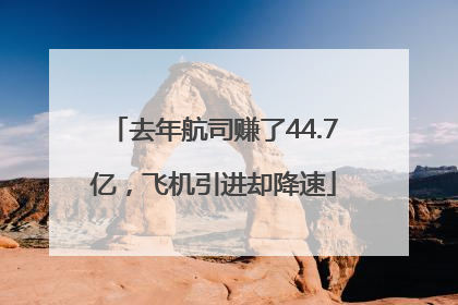去年航司赚了44.7亿，飞机引进却降速