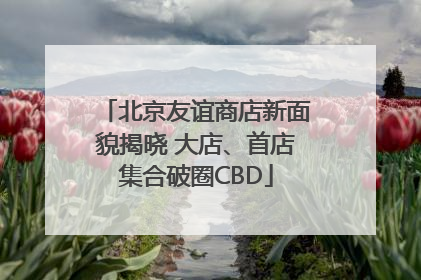 北京友谊商店新面貌揭晓 大店、首店集合破圈CBD