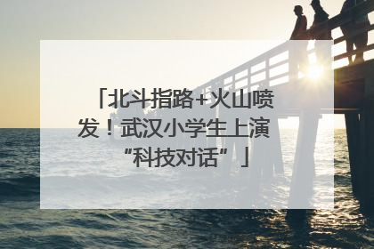 北斗指路+火山喷发！武汉小学生上演“科技对话”