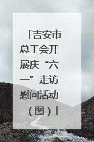 吉安市总工会开展庆“六一”走访慰问活动（图）
