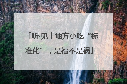 听·见丨地方小吃“标准化”，是福不是祸