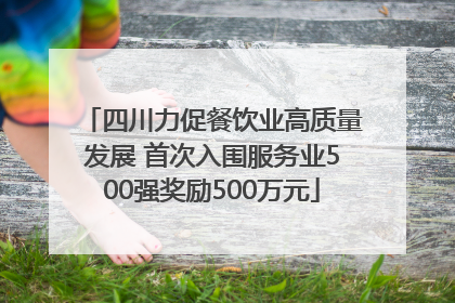 四川力促餐饮业高质量发展 首次入围服务业500强奖励500万元