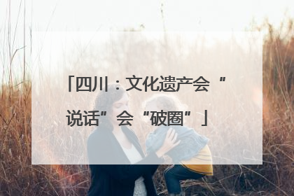 四川：文化遗产会“说话”会“破圈”