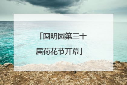 圆明园第三十届荷花节开幕