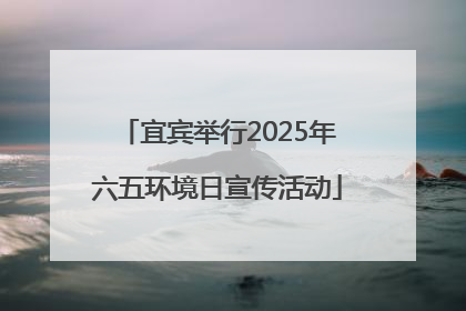 宜宾举行2025年六五环境日宣传活动