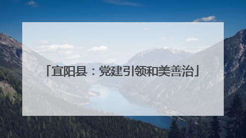 宜阳县：党建引领和美善治