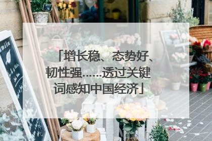 增长稳、态势好、韧性强……透过关键词感知中国经济