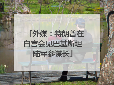 外媒：特朗普在白宫会见巴基斯坦陆军参谋长