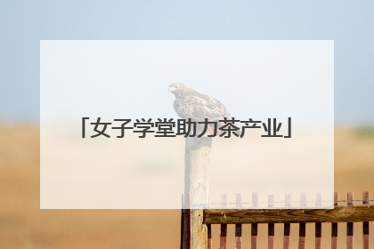 女子学堂助力茶产业