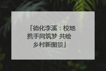 德化李溪：校地携手同筑梦 共绘乡村新图景