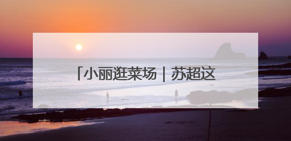 小丽逛菜场｜苏超这“鹅”到底谁家的？