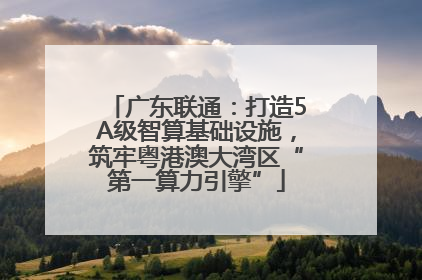 广东联通：打造5A级智算基础设施，筑牢粤港澳大湾区“第一算力引擎”