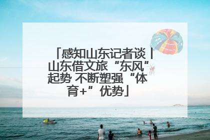 感知山东记者谈丨山东借文旅“东风”起势 不断塑强“体育+”优势
