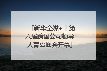 新华全媒+丨第六届跨国公司领导人青岛峰会开幕
