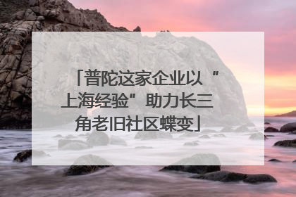普陀这家企业以“上海经验”助力长三角老旧社区蝶变