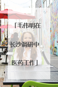 毛伟明在长沙调研中医药工作