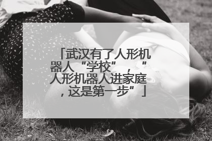武汉有了人形机器人“学校”，“人形机器人进家庭，这是第一步”