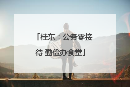 桂东：公务零接待 勤俭办食堂
