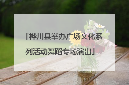 桦川县举办广场文化系列活动舞蹈专场演出
