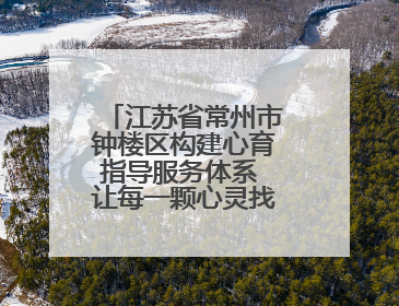 江苏省常州市钟楼区构建心育指导服务体系 让每一颗心灵找到栖息之所